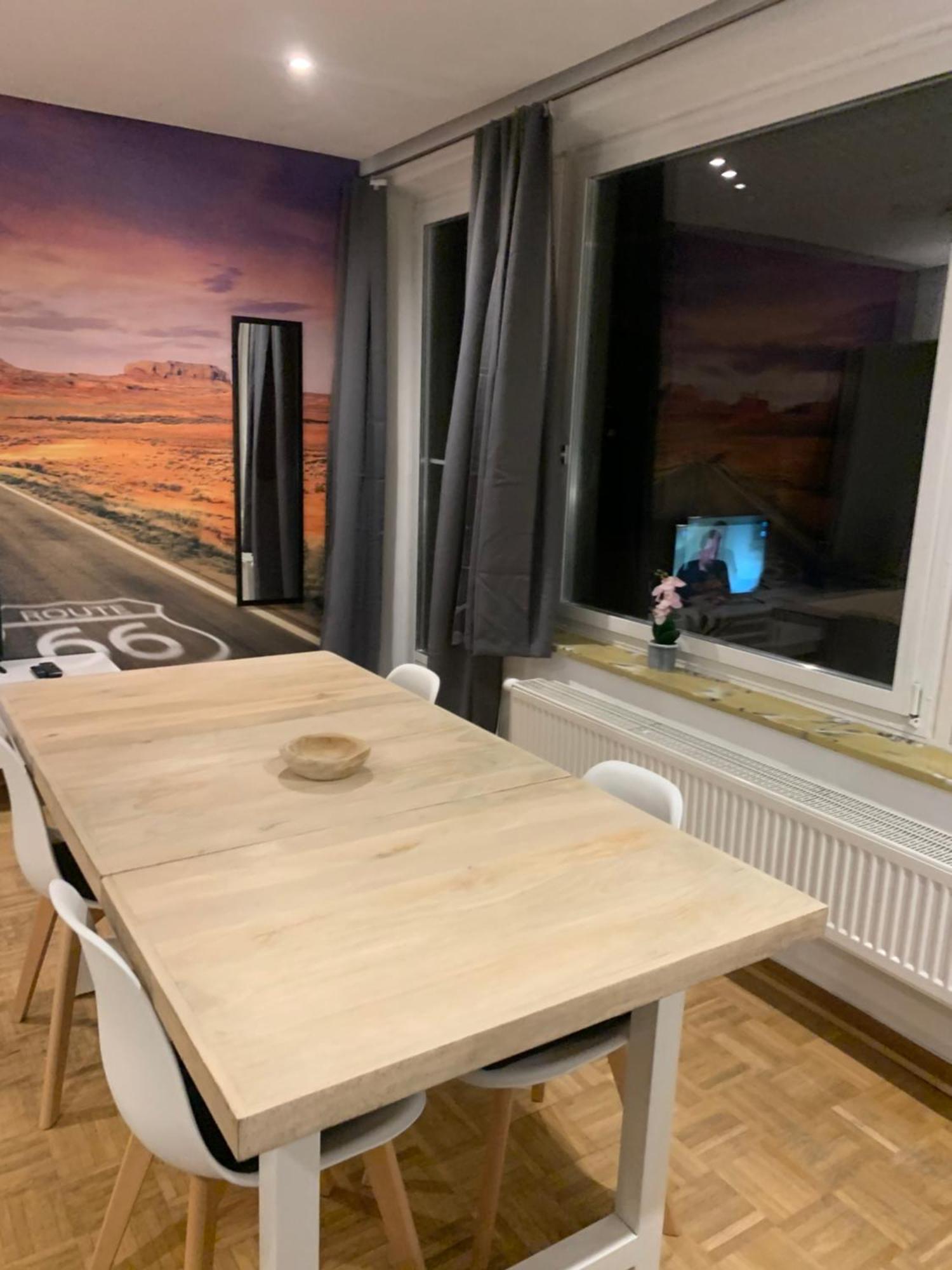 Mainpark Apartment 4 Schlafzimmer Bis Zu 10 Personen Direkt Ueber Aschaffapartment Bei Aschaffenburg Mainaschaff Ngoại thất bức ảnh