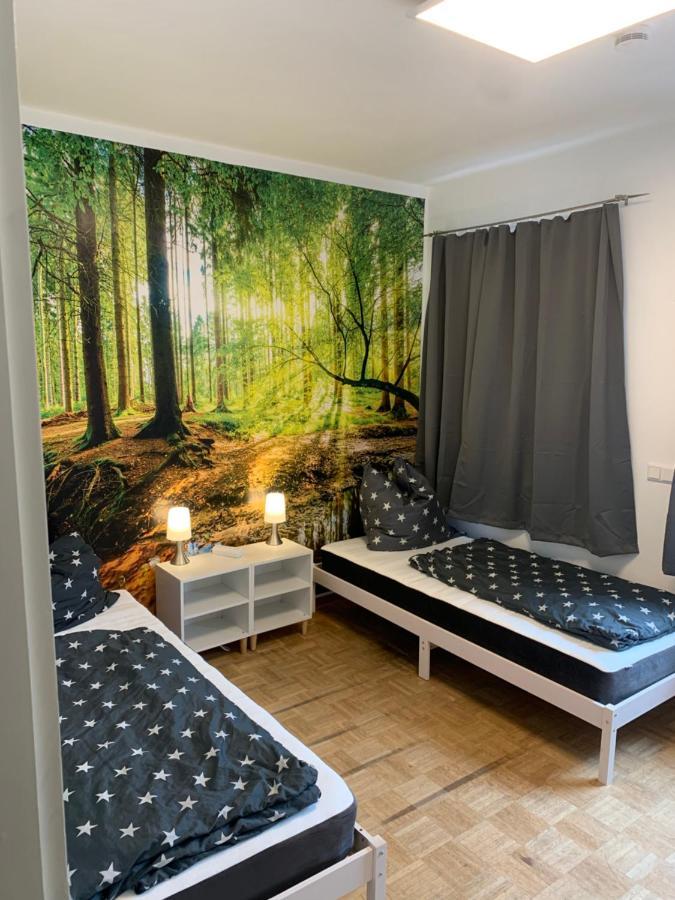 Mainpark Apartment 4 Schlafzimmer Bis Zu 10 Personen Direkt Ueber Aschaffapartment Bei Aschaffenburg Mainaschaff Ngoại thất bức ảnh
